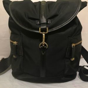 New Calvin Klein Premium Nylon Black Backpack